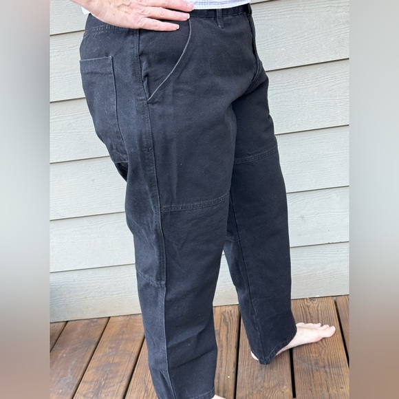 Cargo style black jeans, size L. - Picture 2 of 3